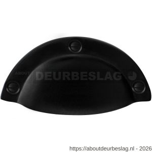 GPF Bouwbeslag Smeedijzer GPF6580.60 komgreep 95x45 mm smeedijzer zwart - R21005697 - afbeelding 1