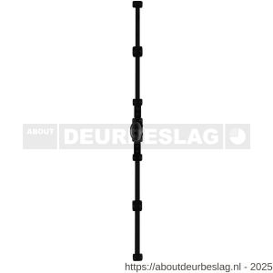 GPF Bouwbeslag Smeedijzer GPF6680.60 espagnolet Ei-model maximaal 3 m smeedijzer zwart - R21000084 - afbeelding 1