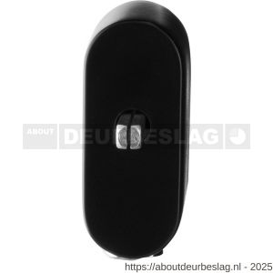 GPF Bouwbeslag Smeedijzer GPF6850.60 draaikiepmechanisme afsluitbaar SKG*** ovaal 83x34x31 mm met stift binnenzijde 32 mm smeedijzer zwart - R21005818 - afbeelding 1