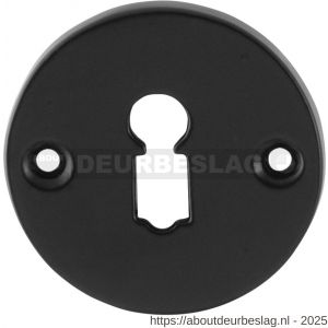 GPF Bouwbeslag Smeedijzer GPF6901.00 sleutelrozet rond 53x5 mm smeedijzer zwart - R21003745 - afbeelding 1