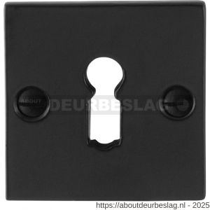 GPF Bouwbeslag Smeedijzer GPF6901.08 sleutelrozet vierkant 52x52x4 mm smeedijzer zwart - R21003749 - afbeelding 1