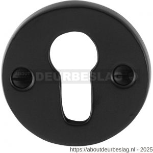 GPF Bouwbeslag Smeedijzer GPF6902.00 cilinderrozet rond 53x5 mm smeedijzer zwart - R21003516 - afbeelding 1