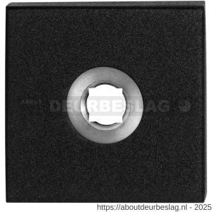 GPF Bouwbeslag ZwartWit GPF8100.02 vierkant click rozet 50x50x8 mm zwart - R21003678 - afbeelding 1
