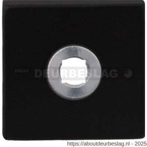 GPF Bouwbeslag ZwartWit GPF8100.02L vierkant click rozet 50x50x8 mm linksdraaiend zwart - R21003648 - afbeelding 1