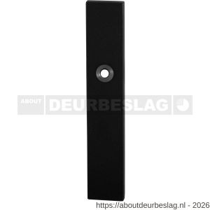 GPF Bouwbeslag ZwartWit GPF8100.25R BB56 langschild gatdeel rechthoekig 218x40x8,5 mm BB56 rechtsdraaiend zwart - R21006465 - afbeelding 1