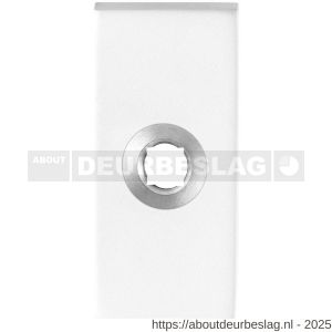 GPF Bouwbeslag ZwartWit GPF8100.41 rechthoekig click rozet 70x32x10 mm wit - R21008302 - afbeelding 1