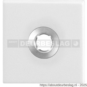 GPF Bouwbeslag ZwartWit GPF8100.42 vierkant click rozet 50x50x8 mm wit - R21003683 - afbeelding 1