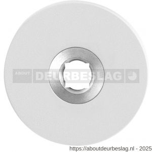GPF Bouwbeslag ZwartWit GPF8100.45 rond click rozet 50x6 mm wit - R21007362 - afbeelding 1