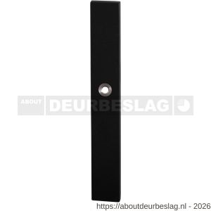 GPF Bouwbeslag ZwartWit GPF8100.75R XL PC55 langschild gatdeel XL rechthoekig 282x40x8,5 mm PC55 rechtsdraaiend zwart - R21007547 - afbeelding 1