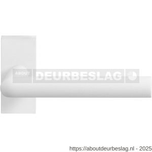 GPF Bouwbeslag ZwartWit GPF8212.62-01 Toi deurkruk op rechthoekig rozet 70x32x10 mm wit - R21013937 - afbeelding 1