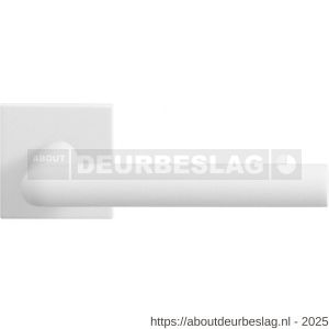 GPF Bouwbeslag ZwartWit GPF8212.62-02 Toi deurkruk op vierkant rozet 50x50x8 mm wit - R21013938 - afbeelding 1