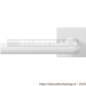 GPF Bouwbeslag ZwartWit GPF8212.62-02L Toi deurkruk gatdeel op vierkant rozet 50x50x8 mm linkswijzend wit - R21013942 - afbeelding 1