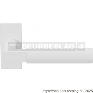 GPF Bouwbeslag ZwartWit GPF8214.62-01 Kuri deurkruk op rechthoekig rozet 70x32x10 mm wit - R21013948 - afbeelding 1