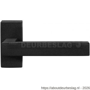 GPF Bouwbeslag ZwartWit GPF8216.61-01 Zaki+ deurkruk op rechthoekig rozet 70x32x10 mm zwart - R21009331 - afbeelding 1