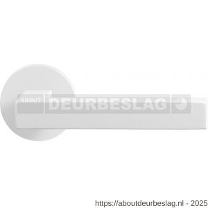 GPF Bouwbeslag ZwartWit GPF8218.62-00 Zaki+ deurkruk op rond rozet 50x8 mm wit - R21013958 - afbeelding 1