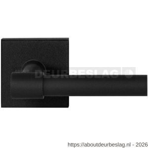 GPF Bouwbeslag ZwartWit GPF8231.61-02 Hipi Deux deurkruk op vierkant rozet 50x50x8 mm zwart - R21009347 - afbeelding 1