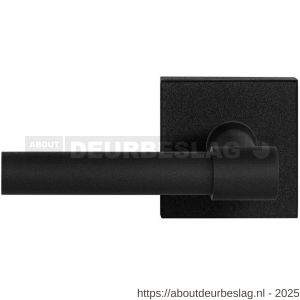 GPF Bouwbeslag ZwartWit GPF8231.61-02L Hipi Deux deurkruk gatdeel op vierkant rozet 50x50x8 mm linkswijzend zwart - R21010288 - afbeelding 1