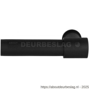 GPF Bouwbeslag ZwartWit GPF8234L/R Hipi Deux+ 105,5 mm deurkruk gatdeel links-rechtswijzend zwart - R21008041 - afbeelding 1
