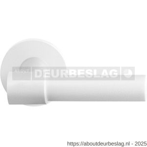 GPF Bouwbeslag ZwartWit GPF8236.62-00 Hipi Deux+ deurkruk op rond rozet 50x8 mm wit - R21013987 - afbeelding 1