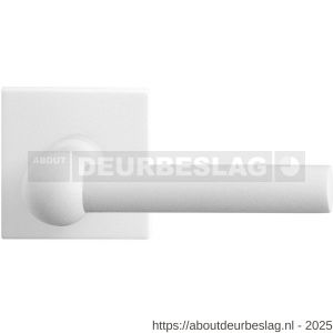 GPF Bouwbeslag ZwartWit GPF8237.62-02 Hipi deurkruk op vierkant rozet 50x50x8 mm wit - R21013993 - afbeelding 1