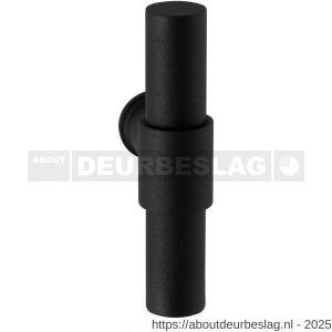 GPF Bouwbeslag ZwartWit GPF8241L/R Hipi Deux+ 105,5 mm deurkruk gatdeel links-rechtswijzend zwart - R21008047 - afbeelding 1