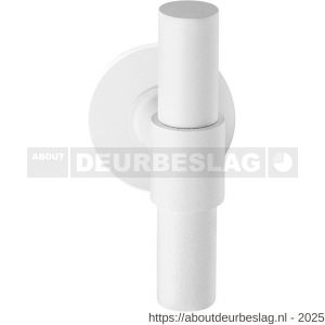 GPF Bouwbeslag ZwartWit GPF8243.62-00L/R Hipi Deux+ kruiskruk gatdeel op rond rozet 50x8 mm links-rechtswijzend wit - R21014014 - afbeelding 1