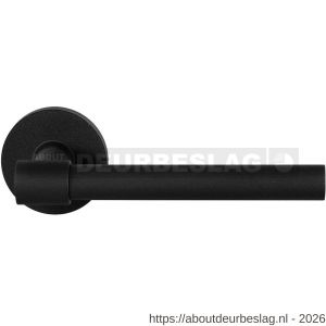 GPF Bouwbeslag ZwartWit GPF8244.61-00 Hipi Deux deurkruk op rond rozet 50x8 mm zwart - R21009373 - afbeelding 1