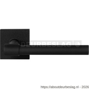 GPF Bouwbeslag ZwartWit GPF8244.61-02 Hipi Deux deurkruk op vierkant rozet 50x50x8 mm zwart - R21009374 - afbeelding 1