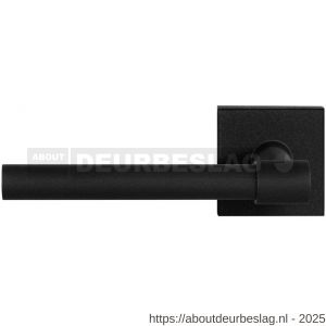 GPF Bouwbeslag ZwartWit GPF8244.61-02L Hipi Deux deurkruk gatdeel op vierkant rozet 50x50x8 mm linkswijzend zwart - R21010327 - afbeelding 1