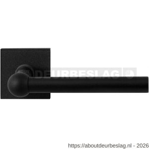 GPF Bouwbeslag ZwartWit GPF8245.61-02 Hipi deurkruk op vierkant rozet 50x50x8 mm zwart - R21009376 - afbeelding 1