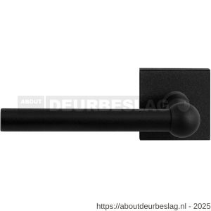 GPF Bouwbeslag ZwartWit GPF8245.61-02L Hipi deurkruk gatdeel op vierkant rozet 50x50x8 mm linkswijzend zwart - R21010330 - afbeelding 1