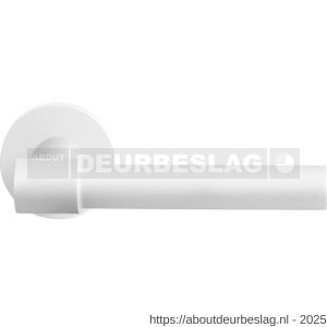 GPF Bouwbeslag ZwartWit GPF8249.62-00 Hipi Deux+ deurkruk op rond rozet 50x8 mm wit - R21014028 - afbeelding 1