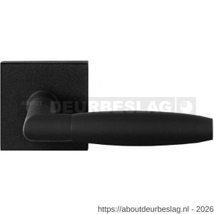 GPF Bouwbeslag ZwartWit GPF8265.61-02 Ika deurkruk op vierkant rozet 50x50x8 mm zwart - R21009388 - afbeelding 1