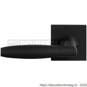 GPF Bouwbeslag ZwartWit GPF8265.61-02L Ika deurkruk gatdeel op vierkant rozet 50x50x8 mm linkswijzend zwart - R21010347 - afbeelding 1