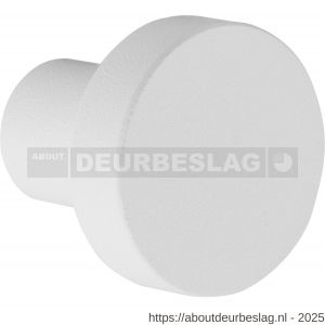GPF Bouwbeslag ZwartWit GPF8506.25 meubelknop rond 25 mm hoogte 21 mm wit - R21005426 - afbeelding 1
