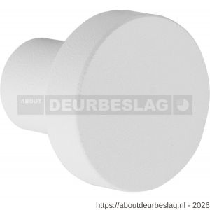 GPF Bouwbeslag ZwartWit GPF8506.30 meubelknop rond 30 mm hoogte 28 mm wit - R21005427 - afbeelding 1