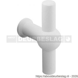 GPF Bouwbeslag ZwartWit GPF8510.40 meubelknop Hipi 10 mm hoogte 40 mm wit - R21005429 - afbeelding 1