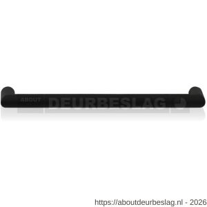GPF Bouwbeslag ZwartWit GPF8531.61 meubelgreep Haaks 12x140/128 mm zwart - R21005639 - afbeelding 1