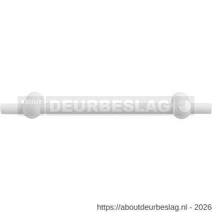GPF Bouwbeslag ZwartWit GPF8551.62 meubelgreep Hipi 9x180/128 mm wit - R21005683 - afbeelding 1