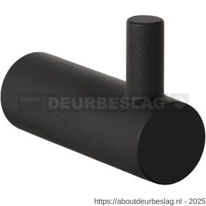 GPF Bouwbeslag ZwartWit GPF8705.61 jas- en handdoekhaak 40x14 mm zwart - R21008190 - afbeelding 1