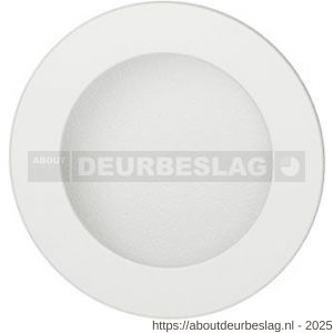 GPF Bouwbeslag ZwartWit GPF8710.62B schuifdeurkom rond 50 mm wit - R21007590 - afbeelding 1