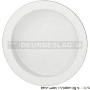 GPF Bouwbeslag ZwartWit GPF8710.62C schuifdeurkom rond 40 mm wit - R21007591 - afbeelding 1