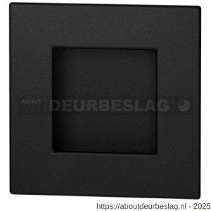 GPF Bouwbeslag ZwartWit GPF8714.61D schuifdeurkom vierkant 60x60 mm zwart - R21007579 - afbeelding 1