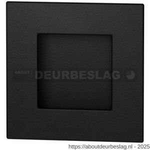 GPF Bouwbeslag ZwartWit GPF8714.61E schuifdeurkom vierkant 70x70 mm zwart - R21007580 - afbeelding 1