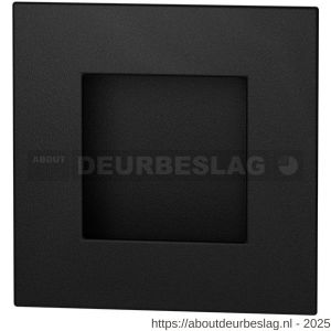 GPF Bouwbeslag ZwartWit GPF8714.61F schuifdeurkom vierkant 90x90 mm zwart - R21007581 - afbeelding 1