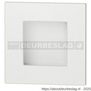 GPF Bouwbeslag ZwartWit GPF8714.62B schuifdeurkom vierkant 40x40 mm wit - R21007593 - afbeelding 1