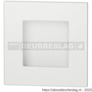 GPF Bouwbeslag ZwartWit GPF8714.62D schuifdeurkom vierkant 60x60 mm wit - R21007595 - afbeelding 1