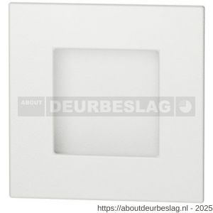GPF Bouwbeslag ZwartWit GPF8714.62E schuifdeurkom vierkant 70x70 mm wit - R21007596 - afbeelding 1