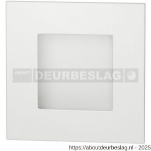 GPF Bouwbeslag ZwartWit GPF8714.62F schuifdeurkom vierkant 90x90 mm wit - R21007597 - afbeelding 1