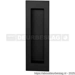 GPF Bouwbeslag ZwartWit GPF8715.61A schuifdeurkom rechthoekig 120x40 mm zwart - R21007582 - afbeelding 1